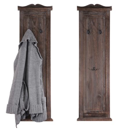2x Wandgarderobe Shabby Vintage ~ braun