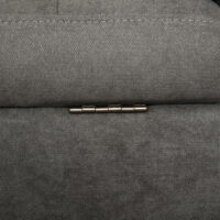 3-Sitzer Sofa mit Stauraum 166.5x62x82cm Grau - Grosszügiges Sofa mit Stauraum für zusätzlichen Platz.