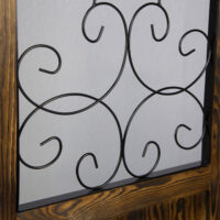 3-teiliger Paravent Raumteiler aus Holz Braun