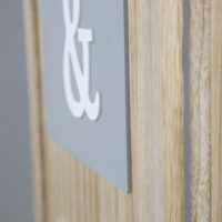 3-teiliger Paravent Raumteiler aus Holz Natur