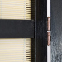 3-teiliger Paravent Raumteiler aus Holz Natur