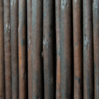 3-teiliger Paravent Raumteiler aus Weidenholz Braun