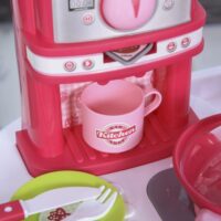 38tlg. Kinderküche Spielküche Spielzeugküche Rosa