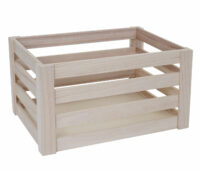 3er Set Holzkiste Weinkiste Shabby-Look ~ naturfarben