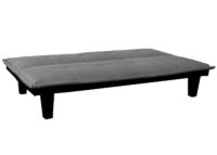 3er Schlafsofa Klappsofa Gästebett 170x100cm dunkelgrau