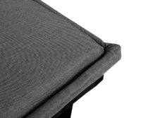 3er Schlafsofa Klappsofa Gästebett 170x100cm dunkelgrau