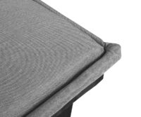 3er-Schlafsofa mit Schlaffunktion Textil 170x100cm hellgrau