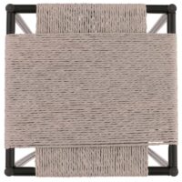 3er-Set Blumentische stapelbar Metall Papierseil grau