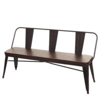 3er Sitzbank Kunstleder Chesterfield Esszimmer Gastronomie