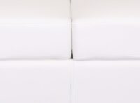 3er Sofa Couch Loungesofa Kunstleder Leder weiss schwarz