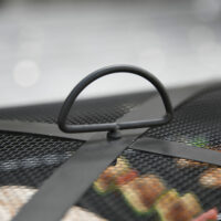 3in1 Feuerschale Grill Feuerkorb mit Funkenhaube