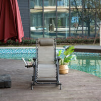 3in1 Hochlehner Schaukelstuhl Liegestuhl Gartenstuhl – faltbar