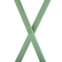 3tlg. Balkonset Bistrotisch Metall mit 2 Stühlen klappbar Mint