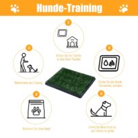 3tlg. Welpentoilette Hundetoilette Hundeklo 63x51cm