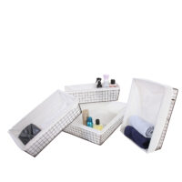 4er-Set Regalkorb Tanta Badkorb Aufbewahrung Ordnungshelfer