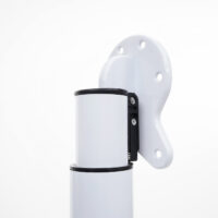 4er-Set Tischbein klappbar höhenverstellbar 70-110cm weiss