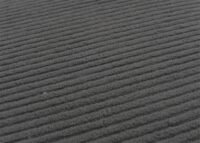 4er-Set Esszimmerstühle Cord Stoff Hochlehner Holzbeine dunkelgrau