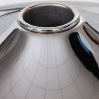 4er-Set Fussteller chrom Ø45cm für Barhocker & Stühle