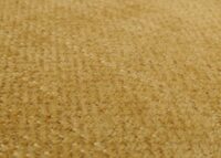 4er-Set Esszimmerstühle Hochlehner Chenille Holz natur gelb