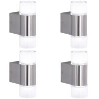 4er-Set LED Wandleuchten Strahler Wandlampe inkl. Leuchtmittel