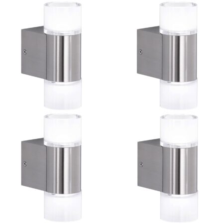 4er-Set LED Wandleuchten Strahler Wandlampe inkl. Leuchtmittel