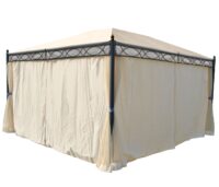 4er-Set Seitenwände Pavillon Polyester Ersatz 4x3m creme