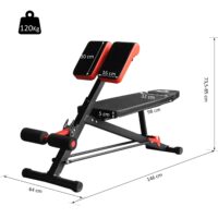 4in1 Hantelbank Multifunktion Fitnessbank Bauchtrainer