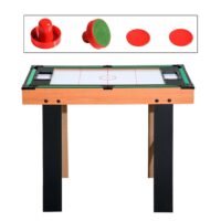 4in1 Spieletisch Tischfussball Tischtennis Hockey Billard