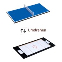 4in1 Spieletisch Tischfussball Tischtennis Hockey Billard