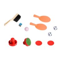 4in1 Spieletisch Tischfussball Tischtennis Hockey Billard