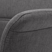 4x Esszimmerstuhl+Sitzbank Edelstahl gebürstet ~ grau