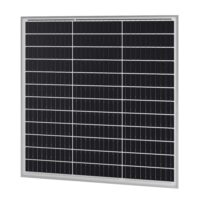 4x Solarpanel Monokristallin - 100W 18V für 12V Batterien Photovoltaik