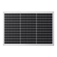 4x Solarpanel Monokristallin - 50W 18V für 12V Batterien Photovoltaik