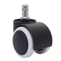 5er-Set Hartbodenrollen Universalrollen Bürostuhl Räder Rollen Ø11mm