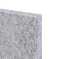 6er-Set schalldämmende Akustikplatten Wandpaneele 1qm hellgrau