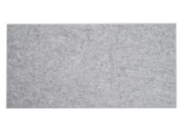 6er-Set schalldämmende Akustikplatten Wandpaneele 1qm hellgrau