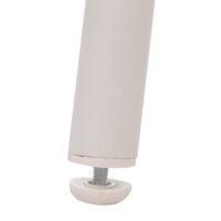 6er-Set Esszimmerstühle Aluminium mit Armlehne Rope creme