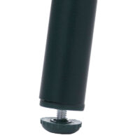 6er-Set Esszimmerstühle Aluminium Stoff Seilgeflecht grün