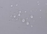 6er-Set Esszimmerstühle Aluminium mit Armlehne Stoff hellgrau