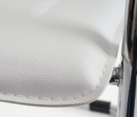 6er-Set Freischwinger Esszimmerstuhl Stahl Küchenstuhl weiss