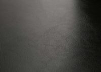 6er-Set Esszimmerstühle Kunstleder mit hellen Beinen schwarz