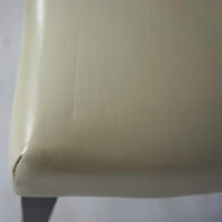 6x Esszimmerstuhl Chesterfield braun dunkle Beine