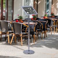 A4 Plakatständer Infoständer Werbeständer 70-125 cm höhenverstellbar