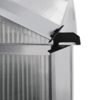 ALU Beistell Gewächshaus + Fundament Wand-Treibhaus