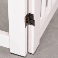 Absperrgitter Hunde 75cm Schutzgitter aus Holz Freistehend