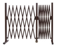 Absperrgitter Scherengitter Trenngitter mit Rollen H: 103cm B: 52-400cm