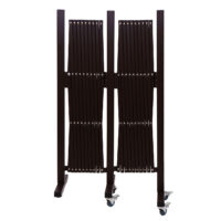 Absperrgitter Scherengitter Trenngitter mit Rollen H: 109cm B: 60-530cm