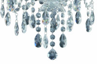 Acryl Kronleuchter 5-flammig ~ klar