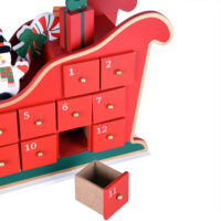 Adventskalender Holz Schlitten zum Selbstbefüllen