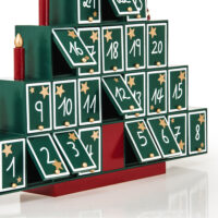 Adventskalender zum Selbstbefüllen aus Holz